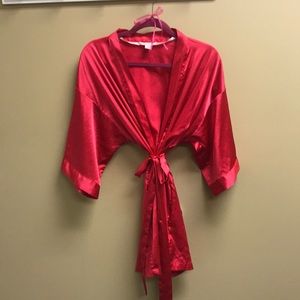 Victoria’s secret red kimono robe